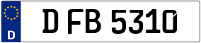 Truck License Plate